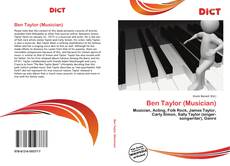 Ben Taylor (Musician) kitap kapağı