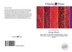 Bookcover of Greg Hunt