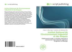 Institut National de l'Environnement Industriel et des Risques的封面