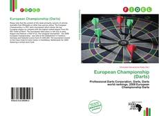 Capa do livro de European Championship (Darts) 