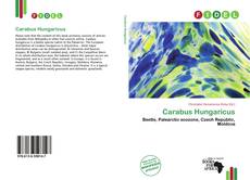 Capa do livro de Carabus Hungaricus 