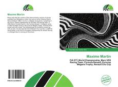 Обложка Maxime Martin