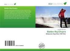 Bookcover of Baldev Raj Chopra