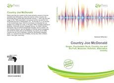 Обложка Country Joe McDonald