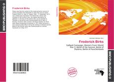 Buchcover von Frederick Birks