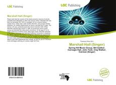 Portada del libro de Marshall Hall (Singer)