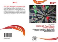 2010 BDO World Darts Championship kitap kapağı