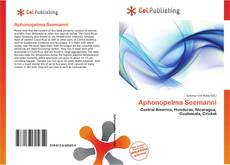 Buchcover von Aphonopelma Seemanni