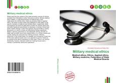 Portada del libro de Military medical ethics