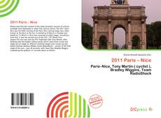 Portada del libro de 2011 Paris – Nice