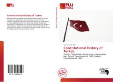 Couverture de Constitutional History of Turkey