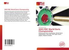 Bookcover of 2003 PDC World Darts Championship