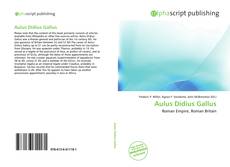 Bookcover of Aulus Didius Gallus