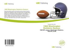 1962 Washington Redskins Season kitap kapağı