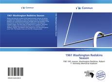 Capa do livro de 1961 Washington Redskins Season 