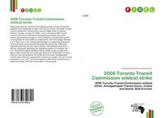 Buchcover von 2006 Toronto Transit Commission wildcat strike