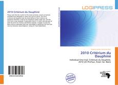 Bookcover of 2010 Critérium du Dauphiné