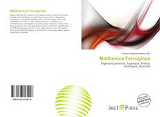 Capa do livro de Malthonica Ferruginea 