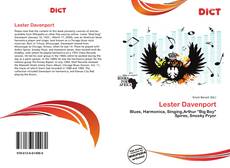 Capa do livro de Lester Davenport 