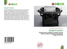 Portada del libro de Abdyl Frashëri