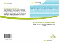 Couverture de Gymnothorax Monostigma