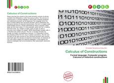 Portada del libro de Calculus of Constructions