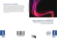 Gymnothorax richardsonii kitap kapağı