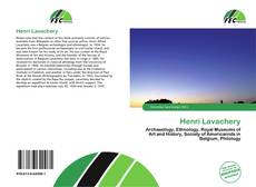 Bookcover of Henri Lavachery