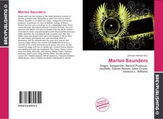 Marlon Saunders的封面