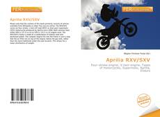 Bookcover of Aprilia RXV/SXV