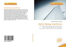 Bookcover of Early flying machines