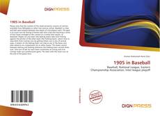 Copertina di 1905 in Baseball