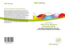 Capa do livro de 1972 Five Nations Championship 