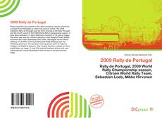 Portada del libro de 2009 Rally de Portugal