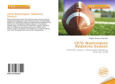 Bookcover of 1976 Washington Redskins Season