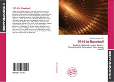 1914 in Baseball的封面