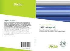 Capa do livro de 1927 in Baseball 