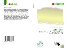 Bookcover of Lote Tuqiri