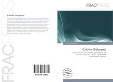 Portada del libro de Calotte (Belgique)