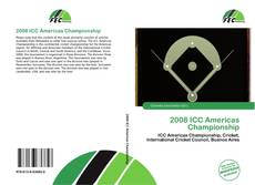 2008 ICC Americas Championship kitap kapağı