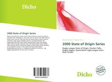 Buchcover von 2000 State of Origin Series