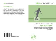 Capa do livro de Leonard Krupnik 