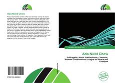 Обложка Ada Nield Chew