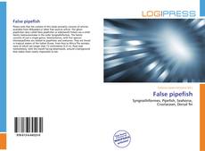 Bookcover of False pipefish