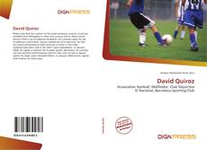 Couverture de David Quiroz