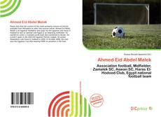 Ahmed Eid Abdel Malek的封面