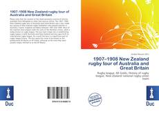 1907–1908 New Zealand rugby tour of Australia and Great Britain的封面