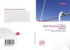 Buchcover von 2003 Tennessee Titans Season