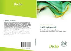 Copertina di 2003 in Baseball