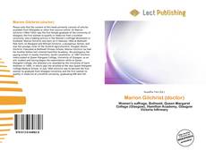 Portada del libro de Marion Gilchrist (doctor)